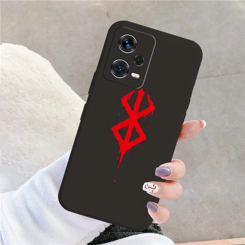 Funda de Anime Berserk para Xiaomi Redmi Note 11 11E 11R 11S 11T 10 10S 9 9S 9T 8 8T 7 6 5 Lite Pro - imagen 2