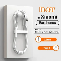 Auriculares intrauditivos con cable para Xiaomi y Redmi, jack 3,5 mm