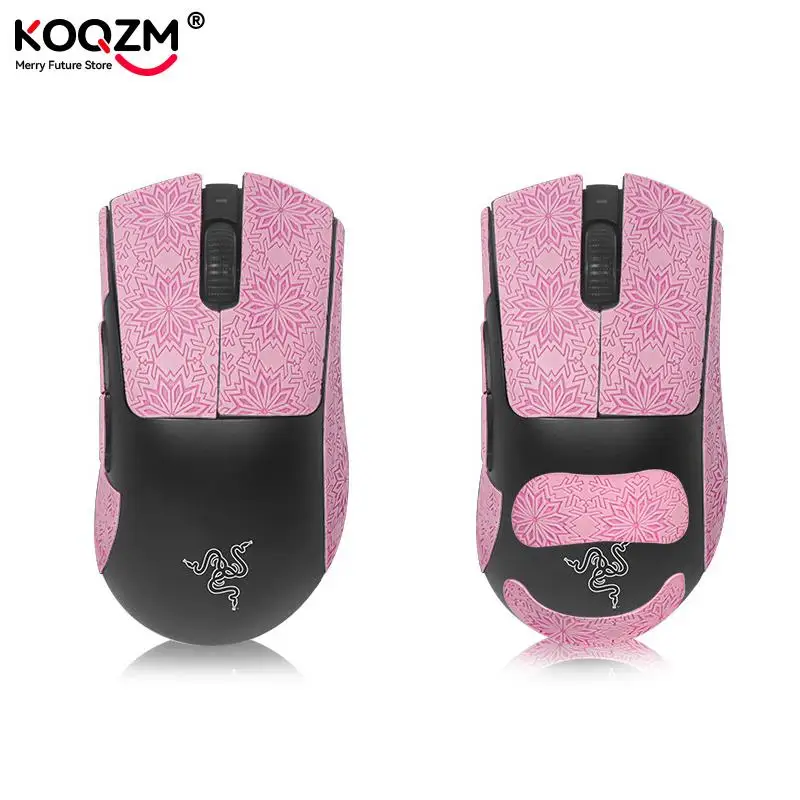 Cinta adhesiva antideslizante para agarre de ratón, pegatina antideslizante hecha a mano para Suck Sweat ForRAZER DEATHADDER V3 PRO, accesorios para ratón para juegos - imagen 4