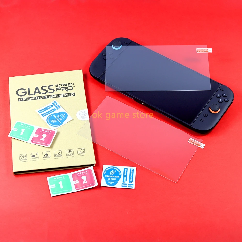 1 Juego para pantalla Switch2 HD película de vidrio templado Protector de vidrio película transparente antiarañazos con reemplazo de embalaje - imagen 4