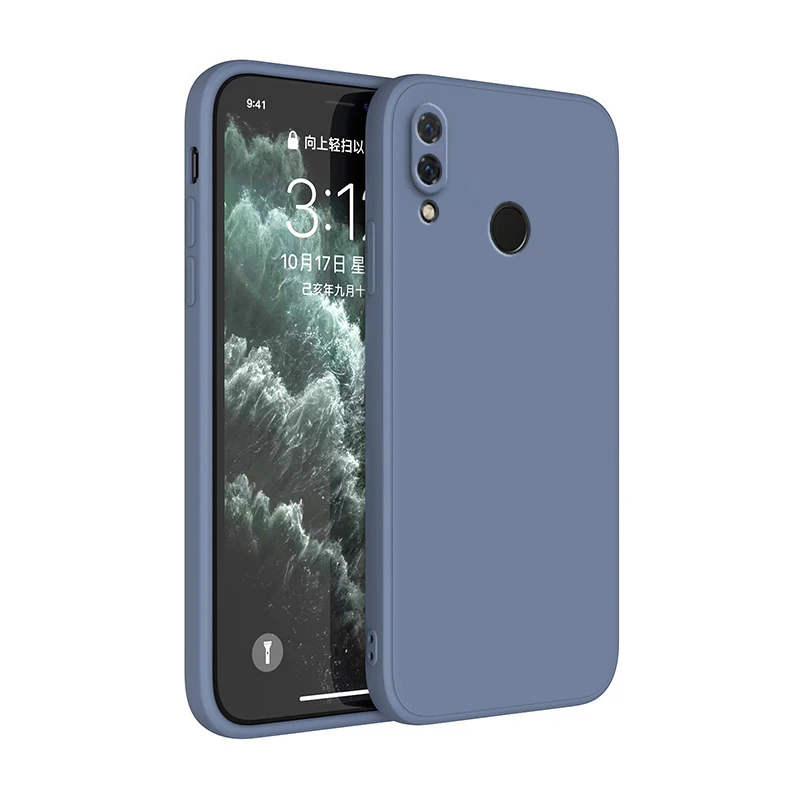 Funda de teléfono Original para Huawei Nova 3 3i 3E, protección de cámara de silicona líquida Nova3, funda fina clásica de lujo suave