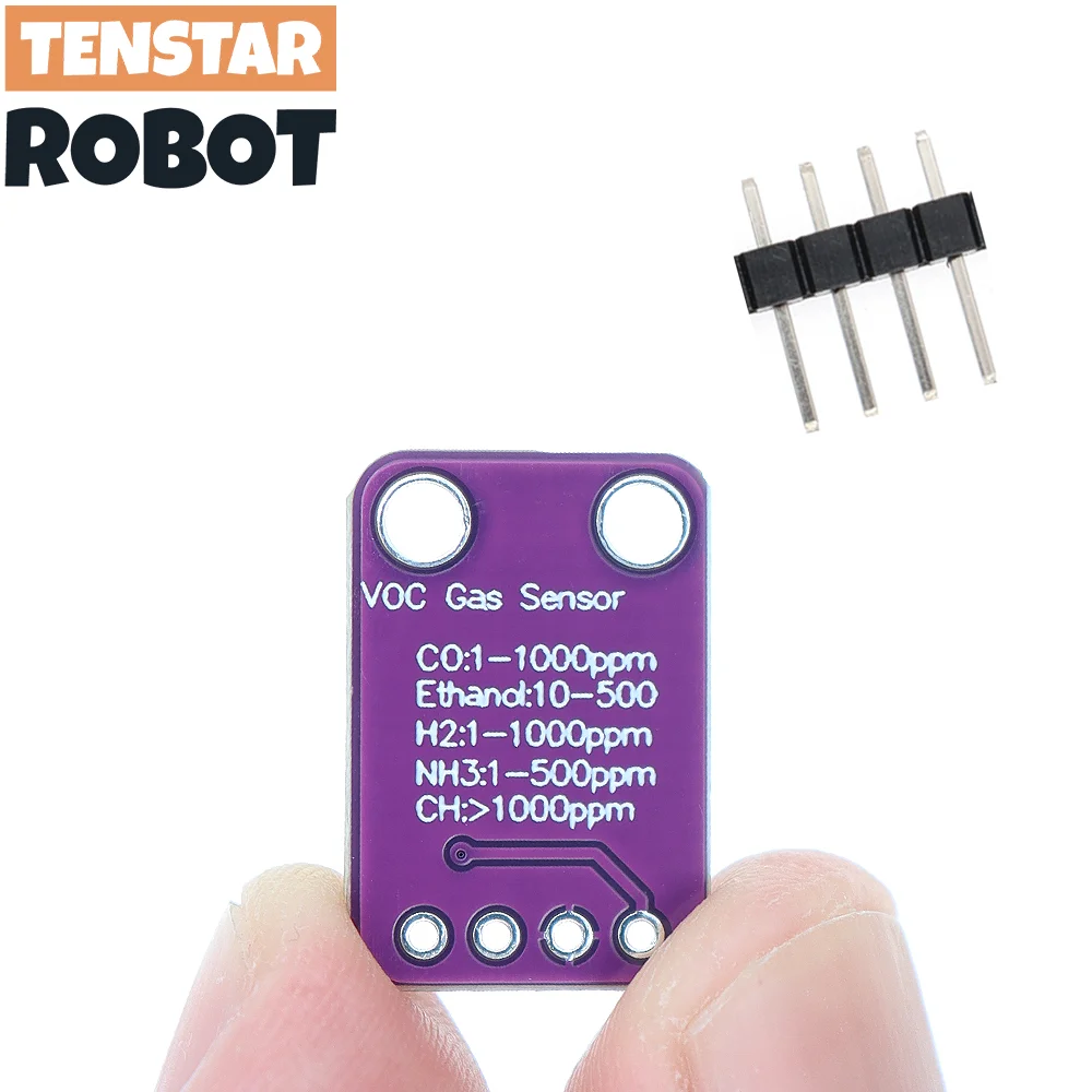 TENSTAR MICS-5524 Módulo Sensor de Gas de calidad del aire monóxido de carbono hidrógeno metano etanol H2 CO MICS5524 Placa de detección - imagen 5
