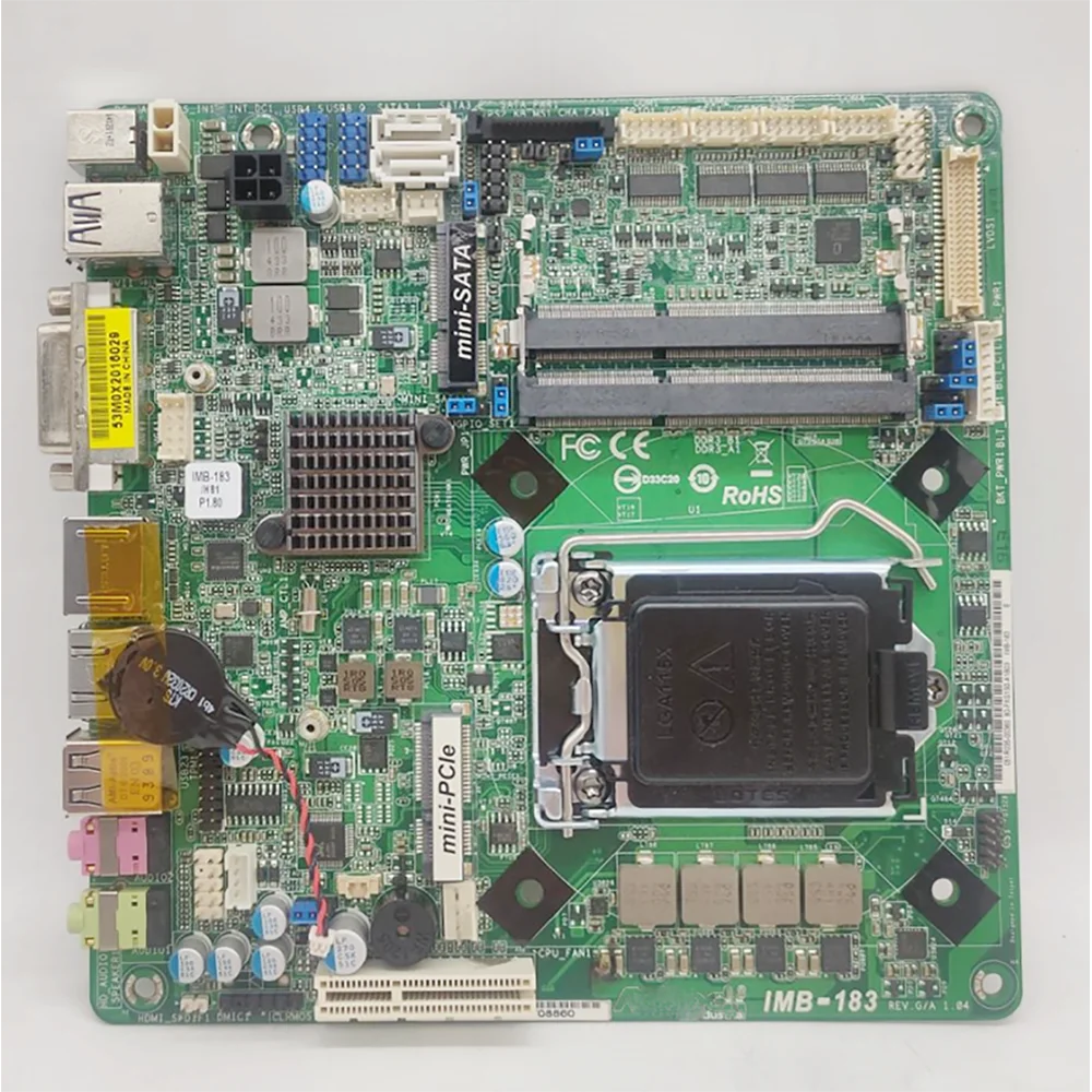 Placa base de escritorio IMB-183 para Asrock MINI ITX 17x17cm 1150 H81 - imagen 4