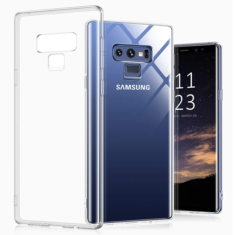 Fundas de TPU suaves y ultrafinas y cristalinas para Samsung Galaxy Note9 Note 9 funda trasera de teléfono Gel transparente GalaxyNote9 - imagen 2