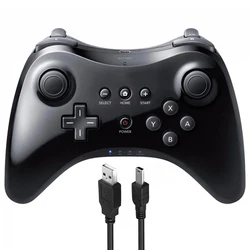 Mando inalámbrico Bluetooth compatible con Wii U Pro y cable USB