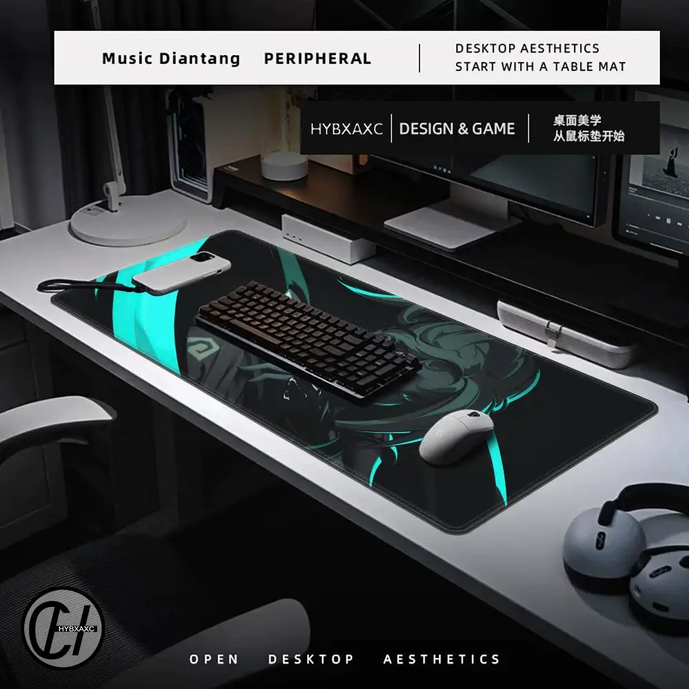 Alfombrillas de ratón v-valorant para videojuegos, alfombrilla de ordenador para Gamer Girl, escritorio Xxl, alfombra para gabinete de PC, accesorios para jugadores Kawaii, teclado, alfombrilla caliente - imagen 3