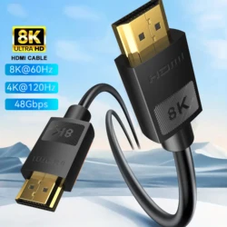 MIZIQIER Cable HDMI 2.1 8K 48Gbps Corto para PS5, Roku y TV