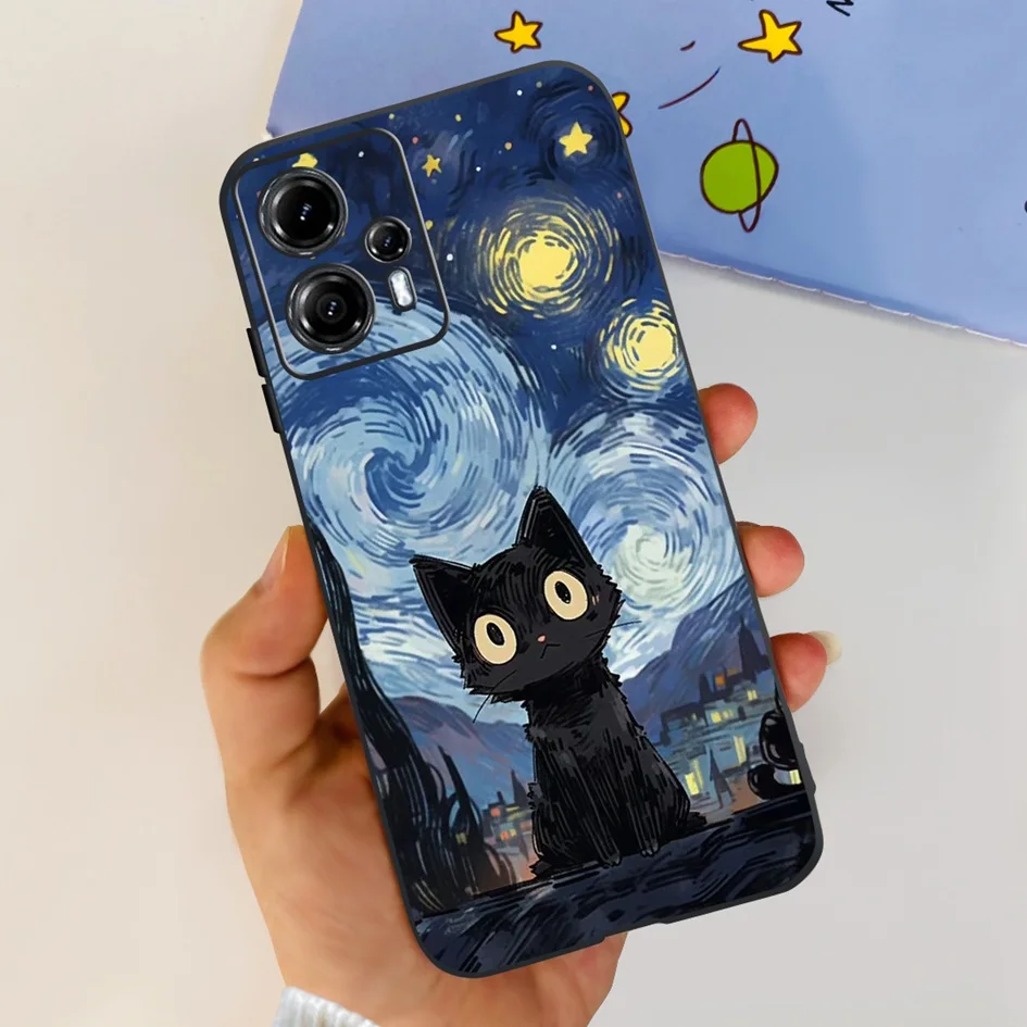 Para Motorola Moto G13 funda de moda tulipán mariposa suave silicona transparente funda de teléfono para Moto G23 G 23 G 13 MotoG13 MotoG23 Fundas - imagen 3