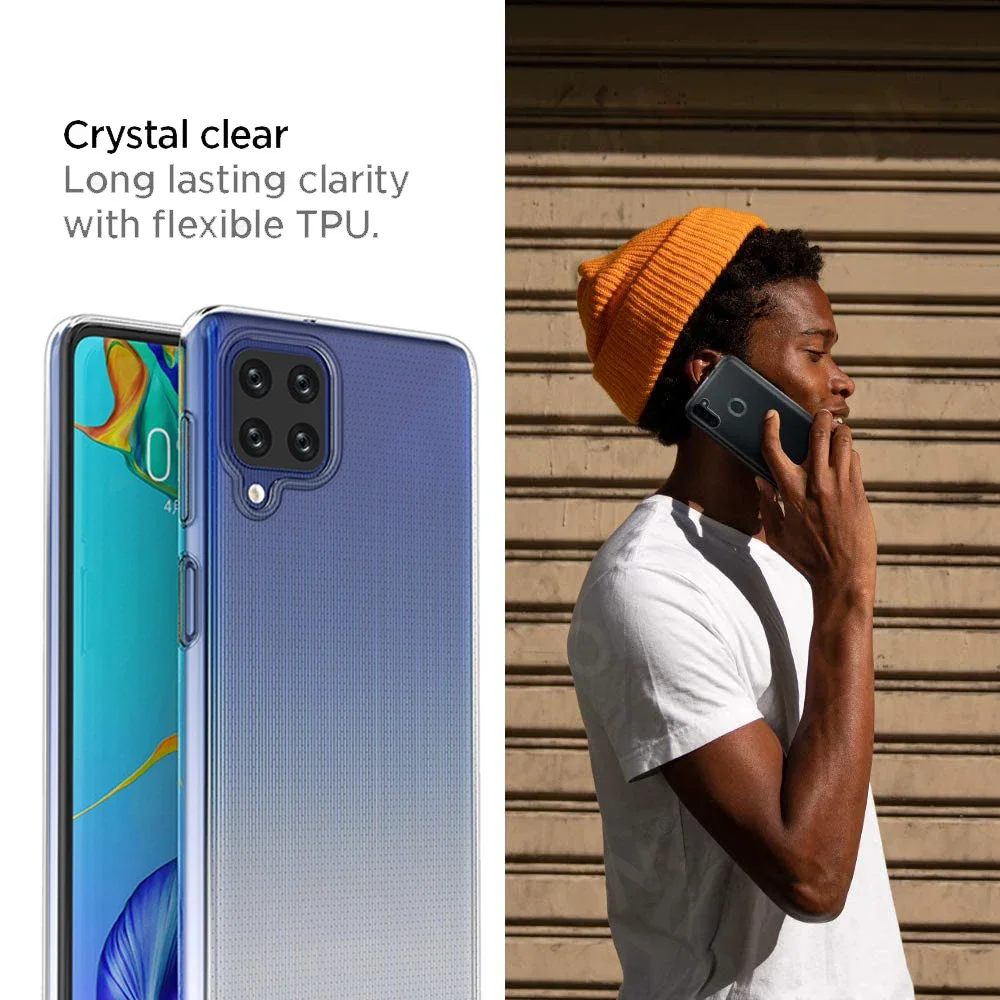 Funda de teléfono transparente suave para Samsung Galaxy F02s F12 F22 F52 F42 M02 M02s M12 funda de silicona ultrafina transparente de cristal - imagen 4