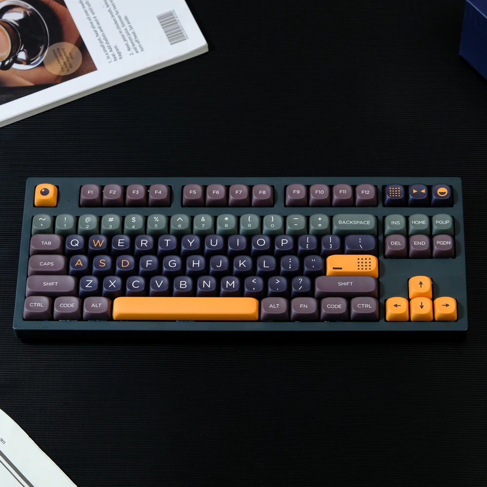 Juego de teclas de resonancia para teclado mecánico, teclas de perfil MOA, sublimación de tinte PBT, 126 teclas para MX Switch, juegos - imagen 5