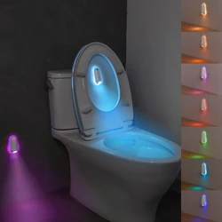 Luz Nocturna LED para Inodoro con Sensor de Movimiento RGB