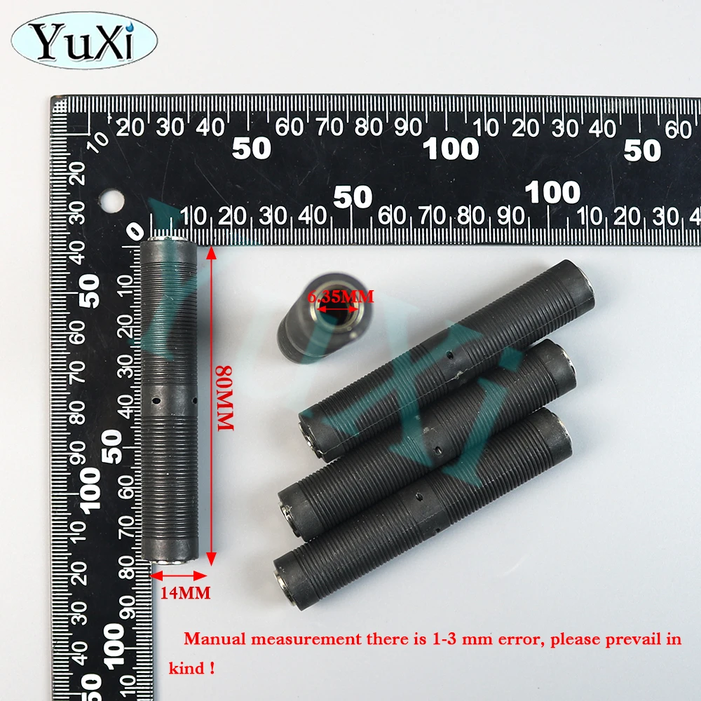 Conector extensor de Cable de Audio para micrófono, conector hembra de 6,35 MM a conector hembra de 6,35mm, 1 ud. - imagen 3