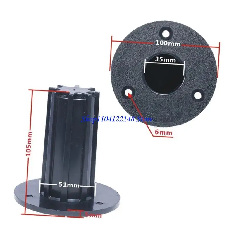 P9FA Universal Stander Stand Hat Poles montaje Soporte para gabinetes 12/15 pulgadas - imagen 5