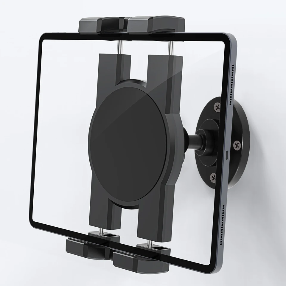 Soporte para tableta con rotación de 360 grados para iPad, soporte Universal montado en la pared de 4,7 a 16 pulgadas, soporte de aluminio para el hogar y la Oficina - imagen 3