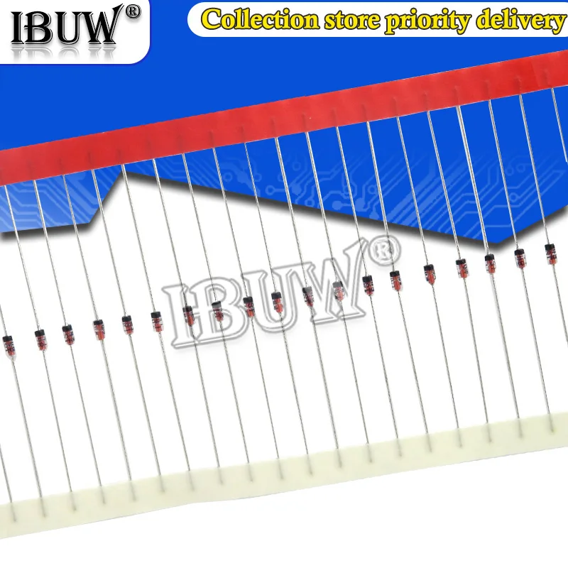 Diodos de conmutación de alta velocidad, 100 piezas do-35 1N4148 IN4148