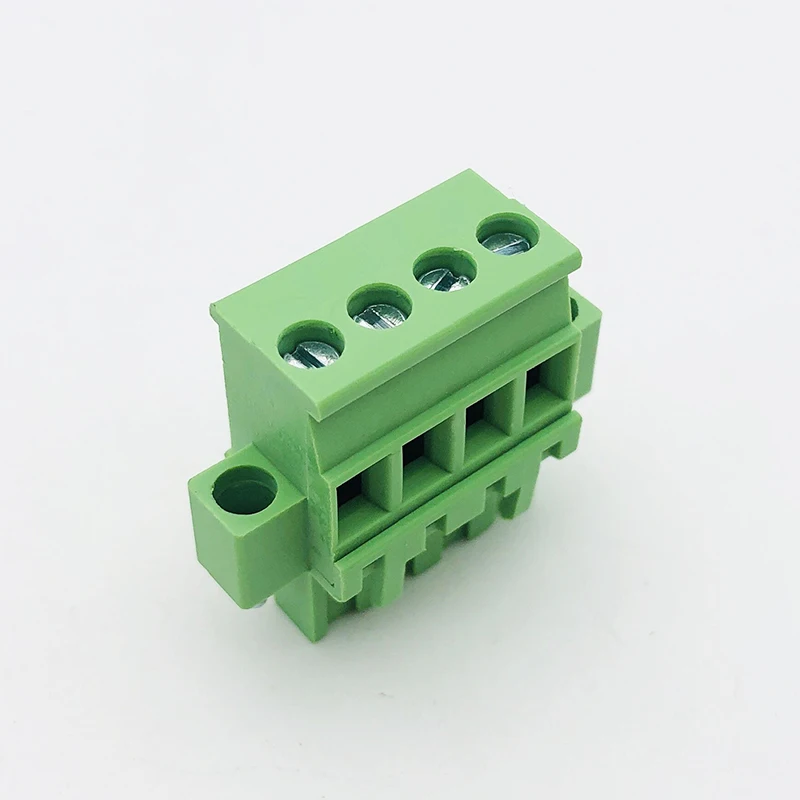 2 uds 2EDGKAM-5.08mm 2P3P4P-24P enchufable terminal verde soporte de orificio vertical conector de cobre respetuoso con el medio ambiente enchufe de acoplamiento - imagen 4