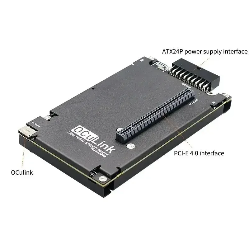 OCuP4V2 OCuLink GPU Dock con Chip ReDriver PCIE 4,0 X4 M2 NVME M.2 a adaptador OCulink para portátil Mini PC a tarjeta gráfica externa - imagen 4