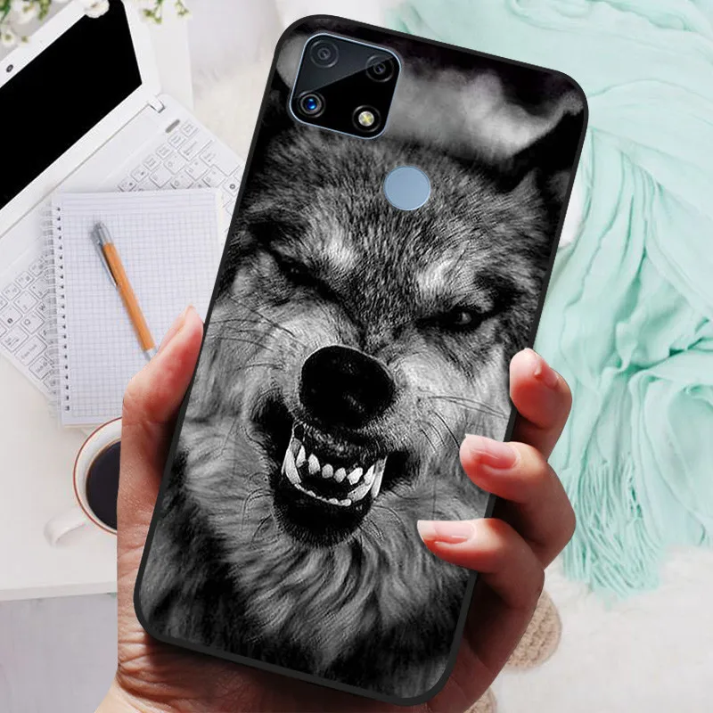 Funda de silicona TPU suave para teléfono móvil, carcasa a prueba de golpes para Realme, OPPO, Realme, C25, C25s, RMX3195, C, 25S - imagen 4