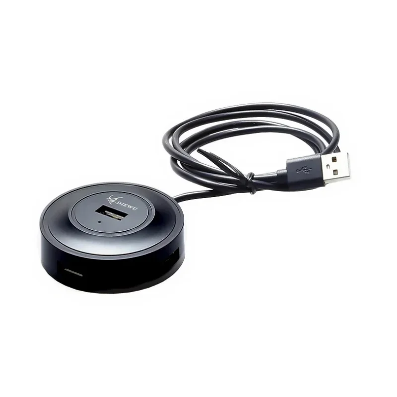 Hub USB de 4 puertos, concentrador USB 2,0 de alta velocidad, divisor USB múltiple, concentrador 2,0 para PC, portátil, conectores de Cables de ordenador - imagen 3