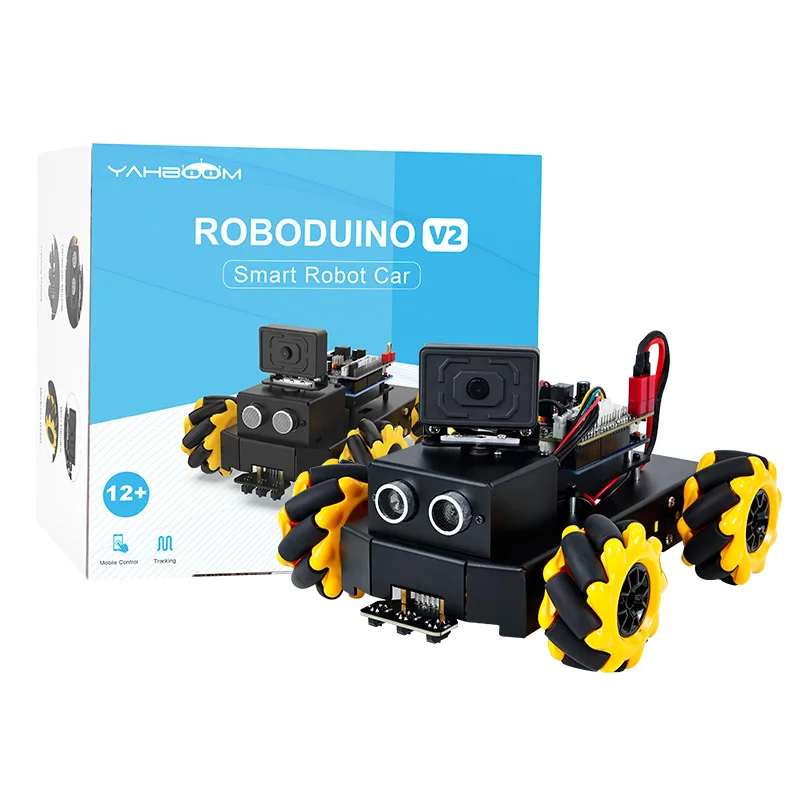 Coche robot mental Roboduino V2 con movimiento omnidireccional de 360 grados con función de transmisión de vídeo en tiempo real basado en U-N-O R3 - imagen 2