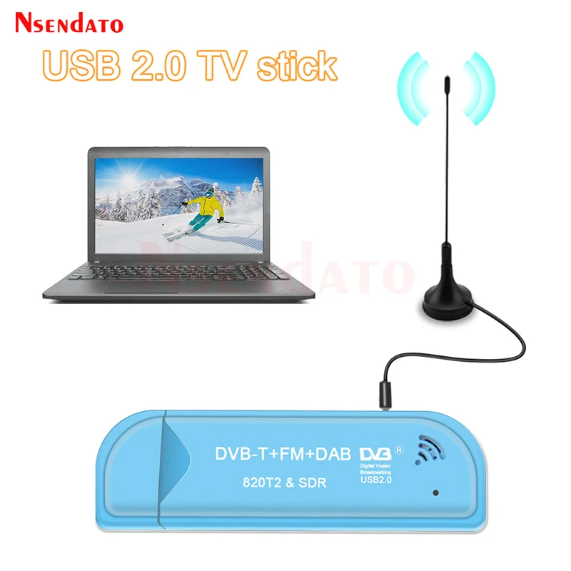 Receptor TDT RTL-SDR USB 2.0 con Antena FM/DAB para Windows - imagen 2