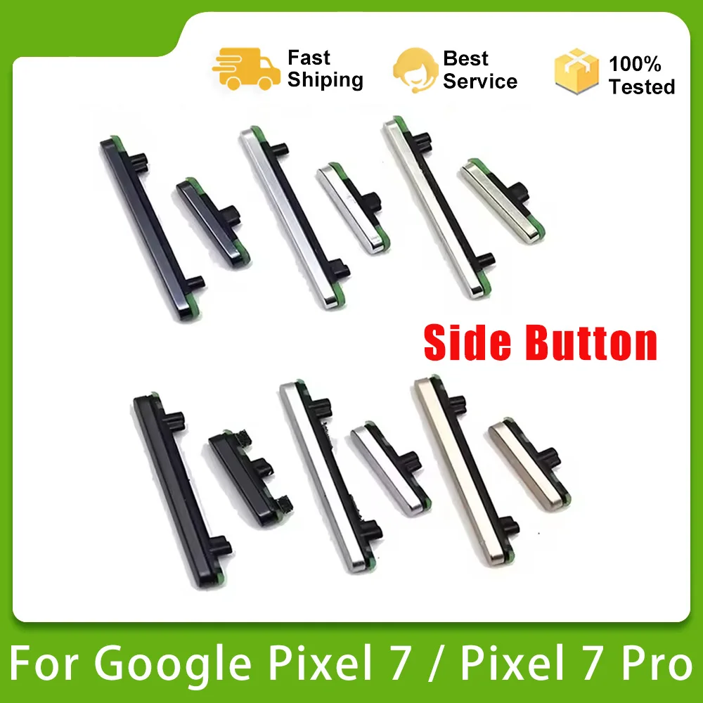 Botón lateral Original para Google Pixel 7 / Pixel 7 Pro 7Pro, teclas de encendido y apagado, botones de volumen, interruptor de Control, piezas de repuesto