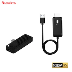 Kit transmisor y receptor HDMI inalámbrico USB-C 1080p