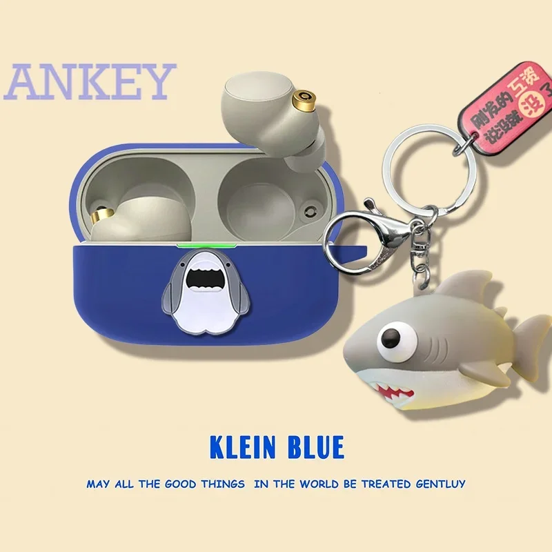 Funda protectora de silicona para WF-1000XM5 Sony, cubierta bonita de dibujos animados para auriculares, Bluetooth, portátil, WF-1000XM4, 1000XM5 - imagen 4