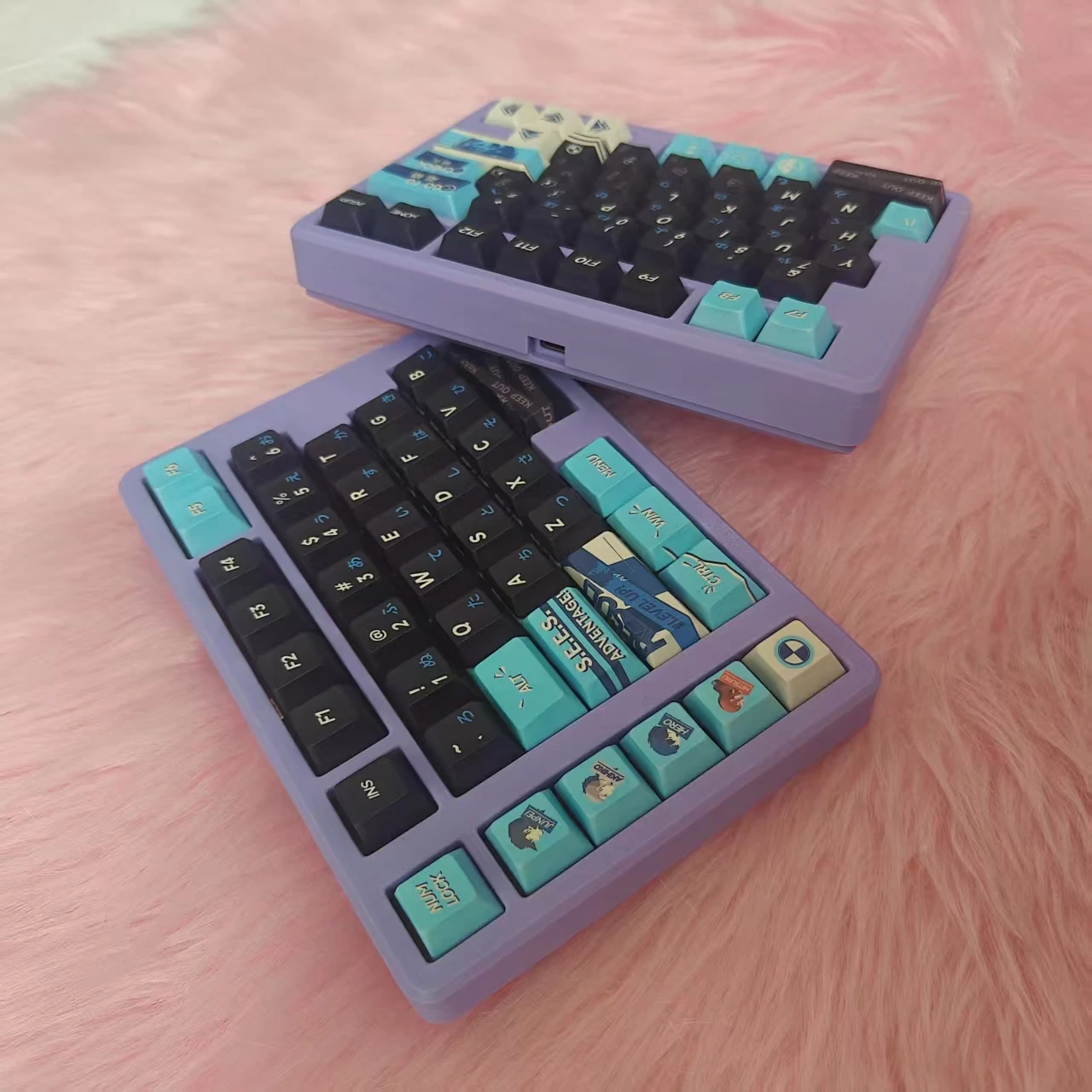 Kit de teclado mecánico dividido inalámbrico de 75 teclas, estructura de junta, modo único Hotswap, 2,4G, bricolaje, teclado separado personalizado, juego de oficina - imagen 5