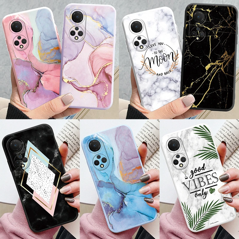 Funda de teléfono con patrón de mármol para Honor X7, Funda protectora suave para Honor X7, Honor X7, X 7, Coque, parachoques de silicona, moda