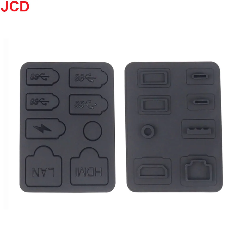 JCD 1 Juego de tapón antipolvo, cubierta protectora, funda de silicona, puertos USB antipolvo, Kit a prueba de polvo para consola PS5 Slim - imagen 3
