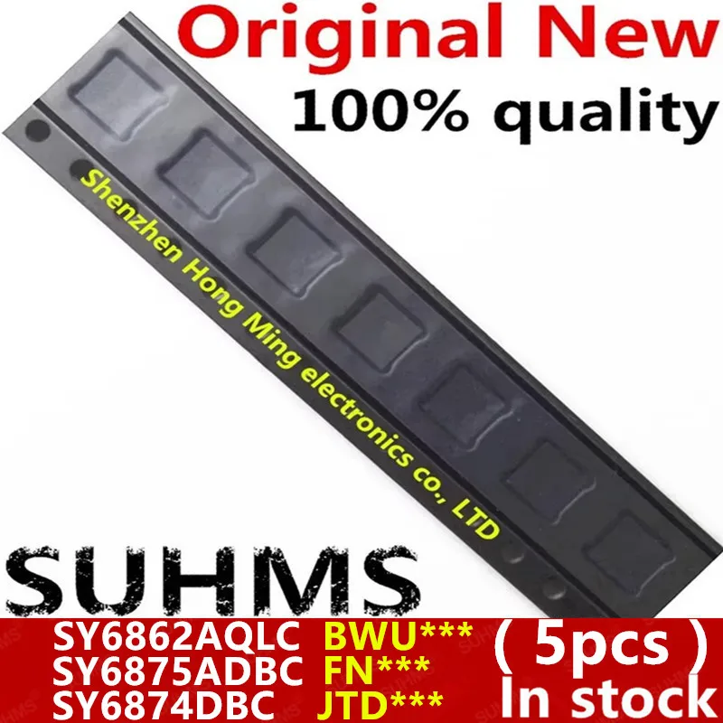 (5 piezas) 100% nuevo SY6862AQLC SY6862A BWUDAR BWU SY6874DBC JTDWA JTD SY6874 SY6875ADBC SY6875 FN7GA FN QFN