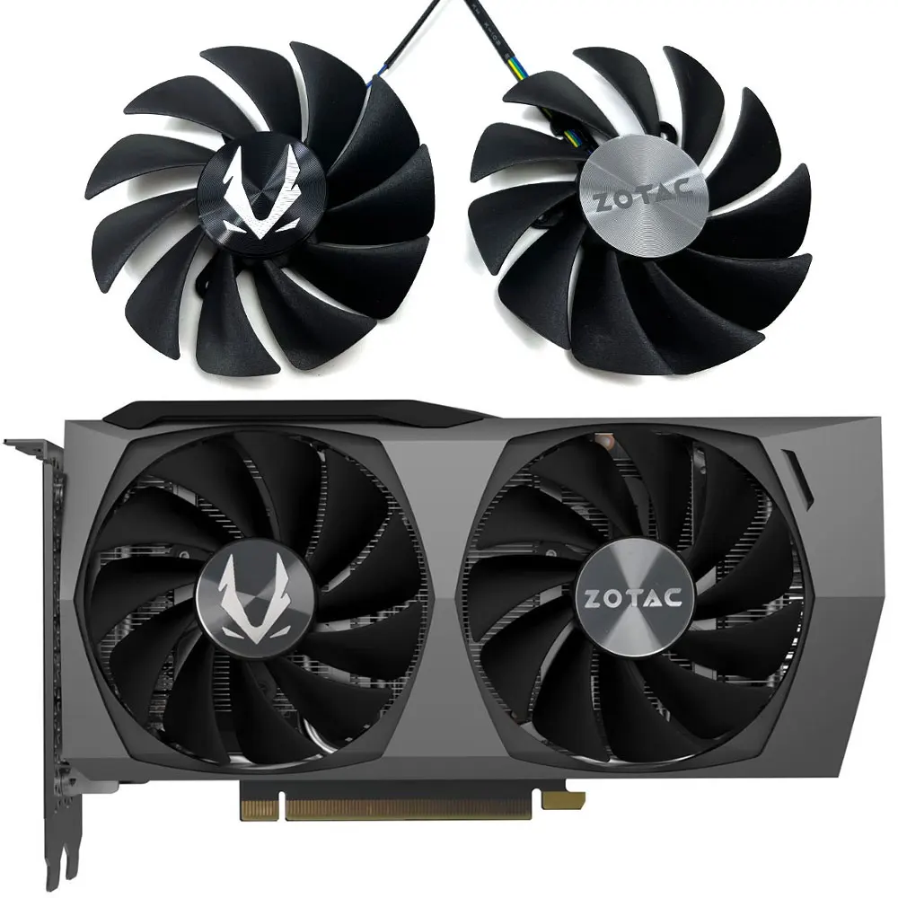 Nuevo ventilador GPU de doble borde GA92S2U RTX 3060 de 89MM, para ZOTAC GAMING GeForce RTX 3060, RTX 3060 Ti Twin Edge OC ventilador de refrigeración de tarjeta de vídeo