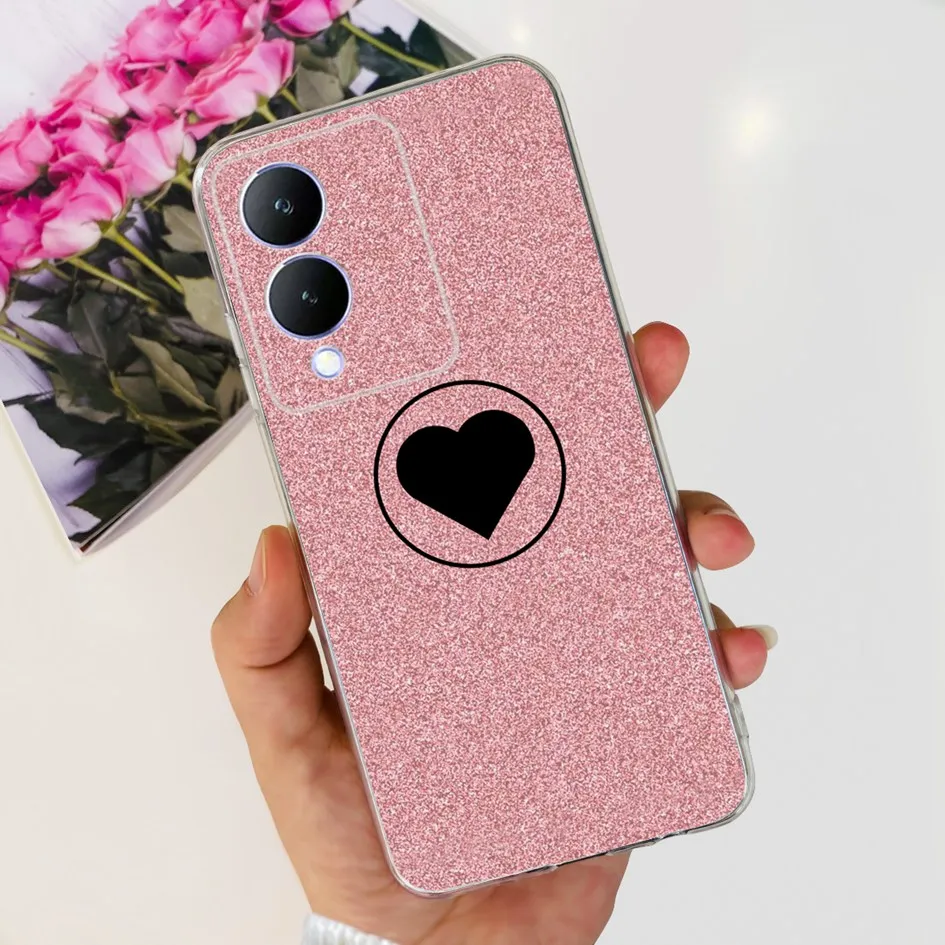 Funda trasera de silicona transparente para Vivo Y17s 2023, Protector de gato encantador, parachoques suave para Vivo Y17s 4G Y 17s VivoY17s - imagen 5