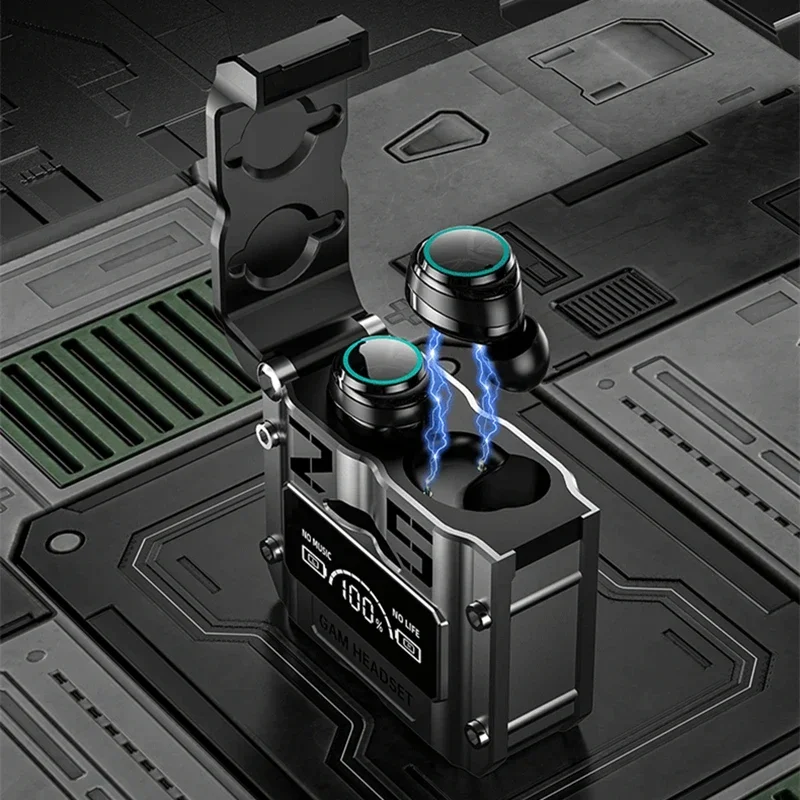 Auriculares inalámbricos M25 TWS con Bluetooth, cascos con Control táctil, reducción de ruido, estéreo, resistentes al agua, con micrófono - imagen 4