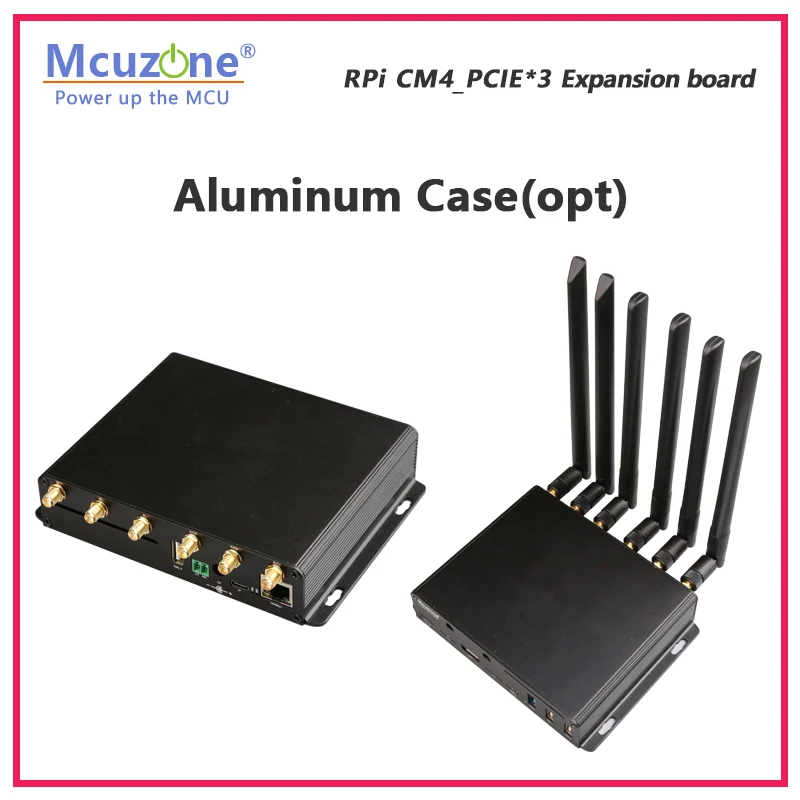 RPi CM4 _ PCIe * 3 placa de expansión 5G/WIFI6/SSD NVME/USB3.0/amplio voltaje/4G LTE M.2 Ubuntu openwrt - imagen 5