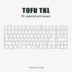 Tablero de posicionamiento de teclado TOFU TKL, PC personalizado, aluminio, PP, fibra de carbono, ergonómico, juego de deportes electrónicos, accesorios de teclado mecánico