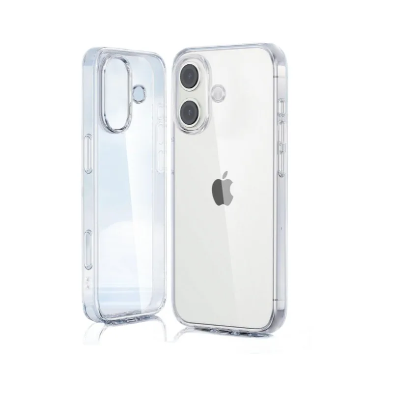 Funda transparente ultrafina de TPU para iphone 16 Pro Max Plus 16e, funda protectora de silicona transparente y suave - imagen 3