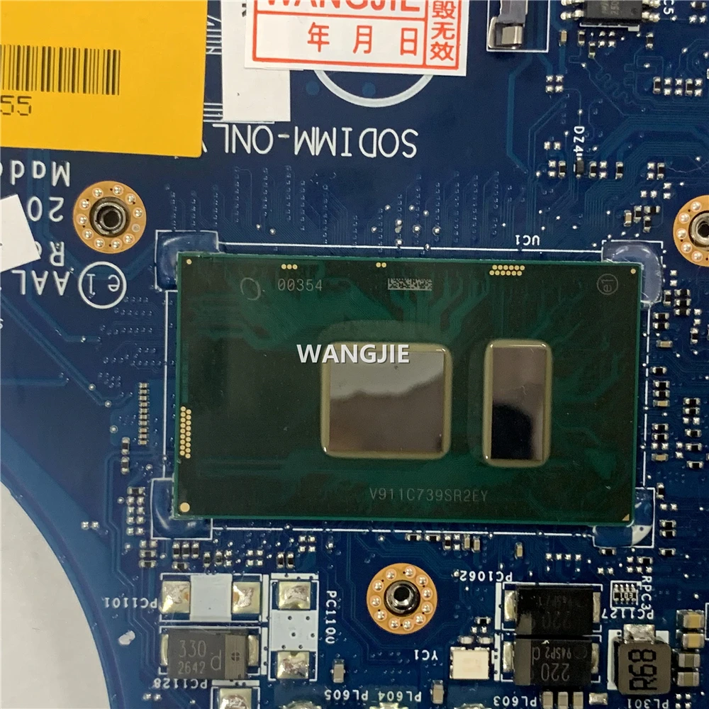 Placa base para ordenador portátil Dell Inspiron 15 5559 con i5-6200U 2,3 Ghz CPU CN-0M4MY2 0M4MY2 placa base AAL15 LA-D071P 100% en funcionamiento - imagen 3