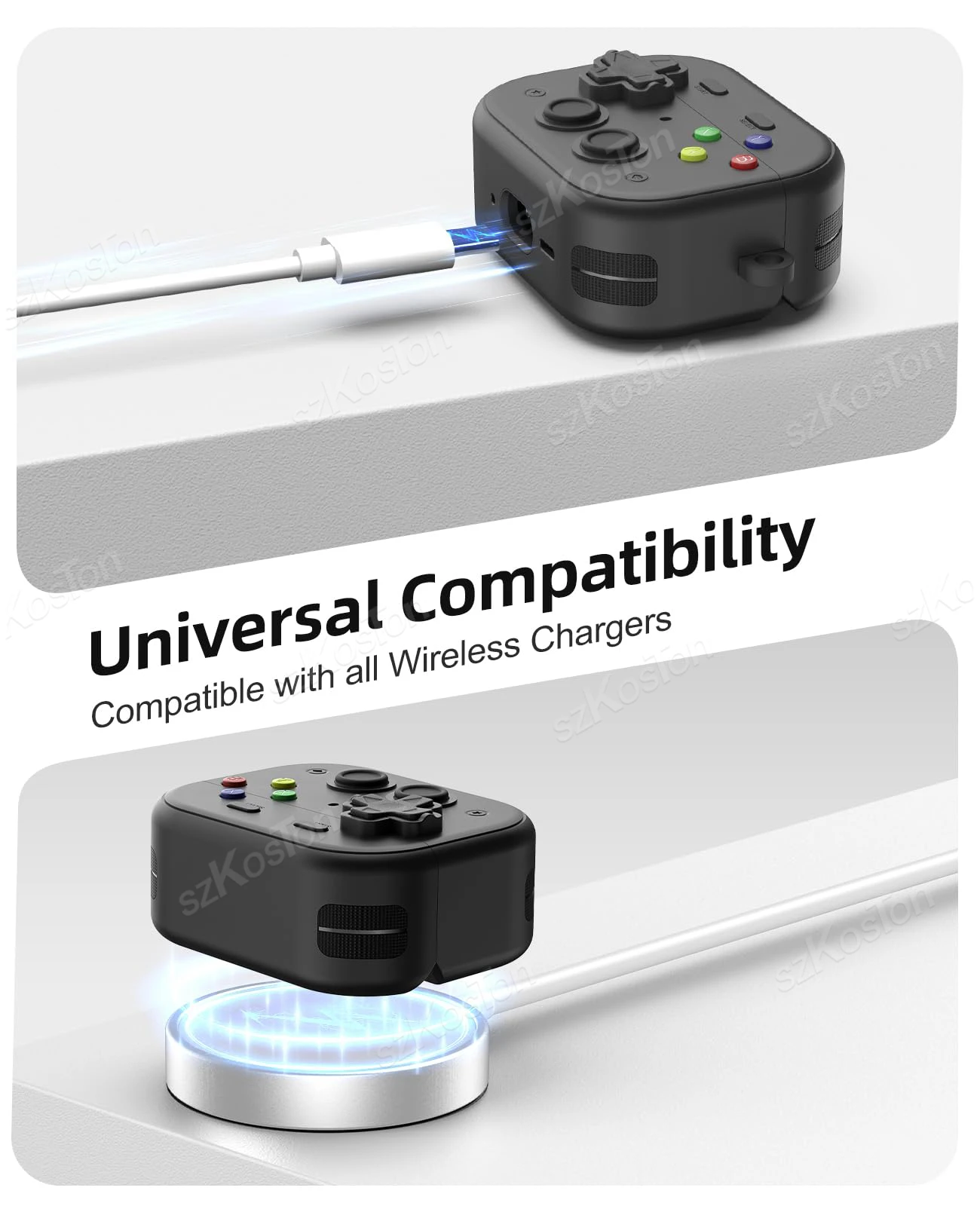 Hard Shell Game Console Design for AirPods Pro 3 Case with Secure Lock Clip Protective Cover for AirPod Pro 3 Accessories - imagen 4