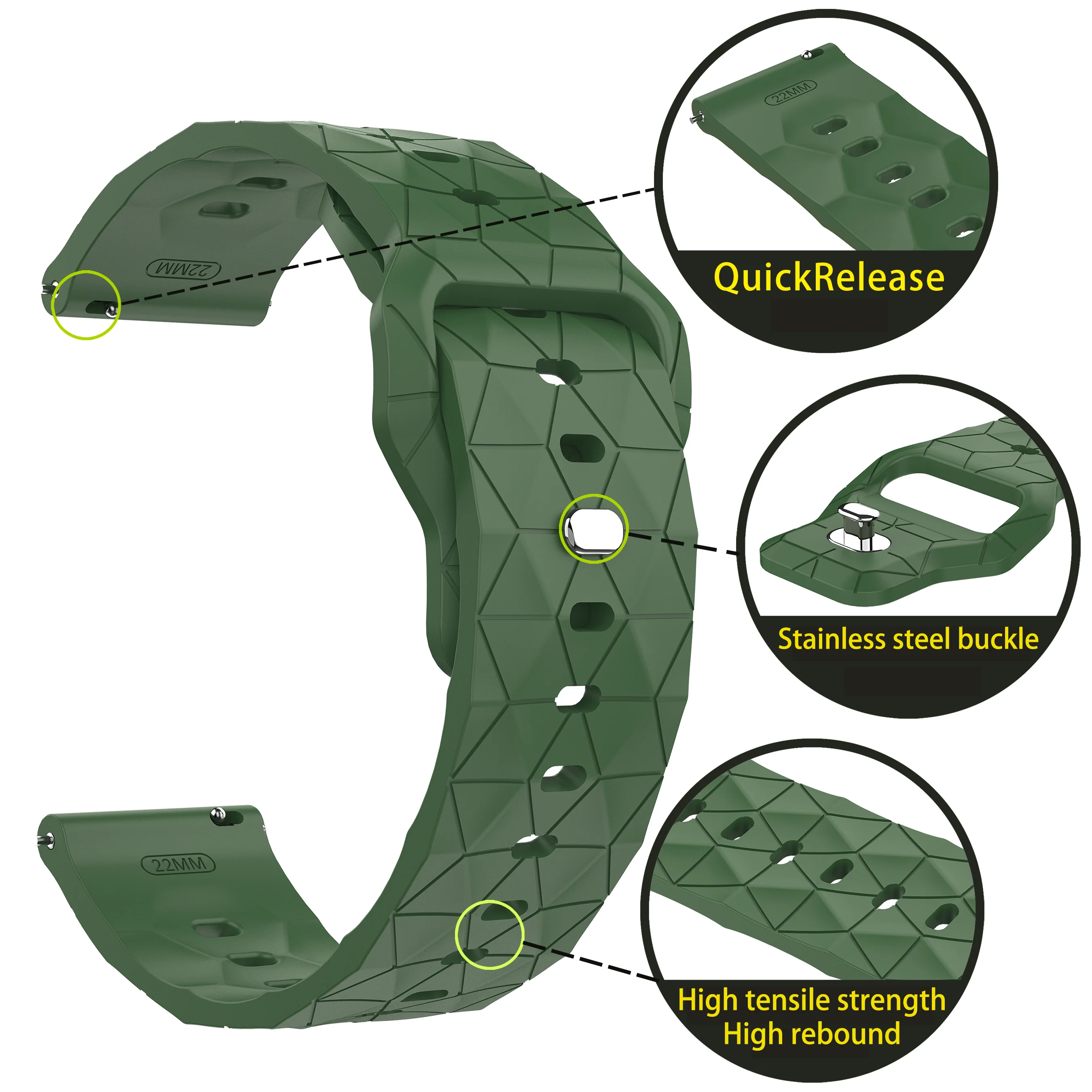 Correa de goma deportiva para Xiaomi Watch S4, pulsera de 22mm para Mi Watch 2 pro S1 pro S2 S3 color 2, accesorios para reloj inteligente - imagen 5