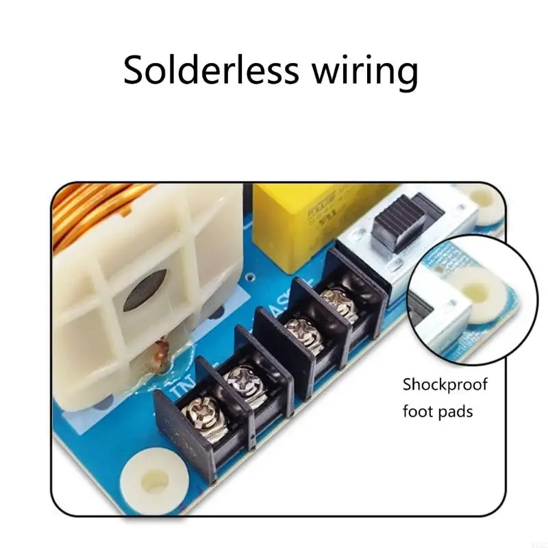 Altavoz de graves de 1200W, divisor de frecuencia de Subwoofer de 410Hz, estéreo Hifi, filtro de graves DIY, accesorios para altavoces - imagen 5