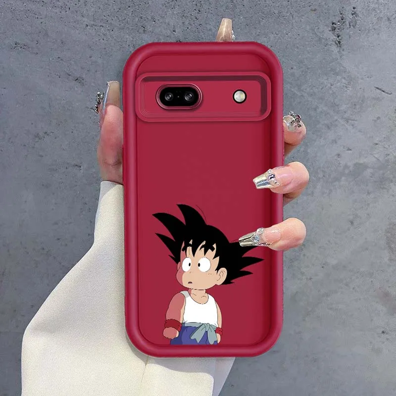 D-Dragon Ball dibujos animados Goku para Google Pixel 9 8 7 8A 7A Pro XL Eye Ladder funda de teléfono - imagen 5