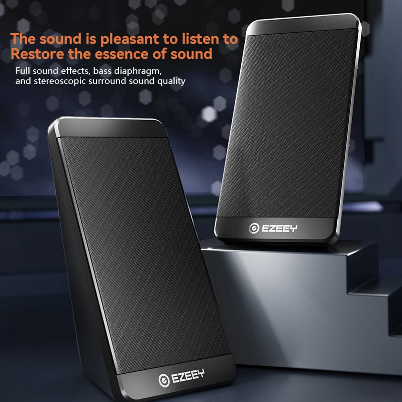 Mini subwoofer USB, altavoz para ordenador, caja de sonido para PC, altavoz de música para ordenador portátil, sistema de Audio estéreo USB, altavoces de escritorio