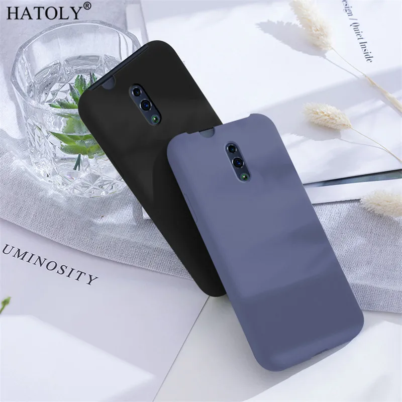 Para OPPO Reno Funda para OPPO Reno Funda trasera de lujo de silicona líquida Color sólido Funda protectora de teléfono para OPPO Reno Bumper - imagen 3