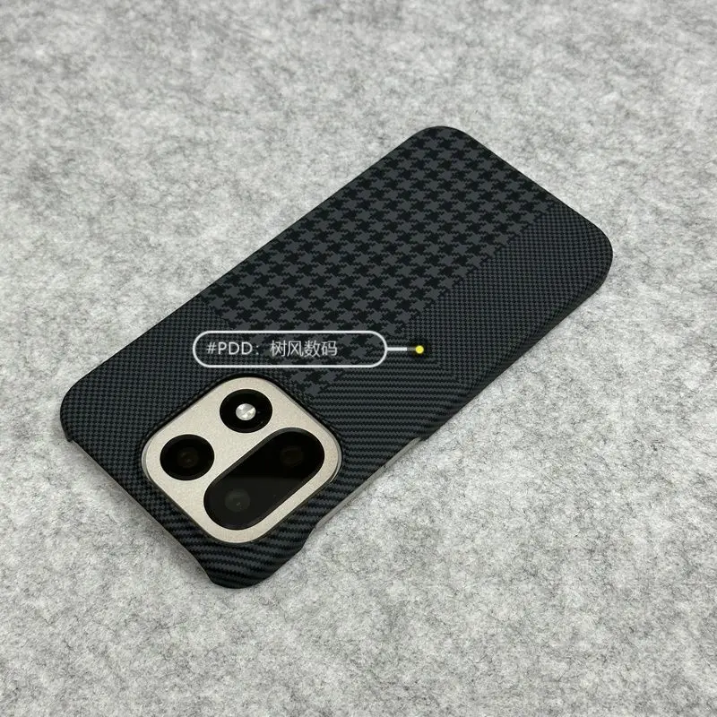 Para OnePlus 15 funda de lujo diseño de fibra de carbono mate para OnePlus 15 parachoques antivibración a prueba de golpes a prueba de caídas - imagen 2