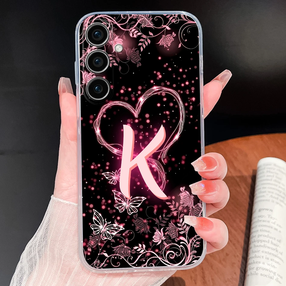 Para Samsung Galaxy S25 Plus Ultra S25 Edge S25FE Funda de teléfono letras de estrella de moda carcasa ligera suave TPU Funda de silicona transparente - imagen 4