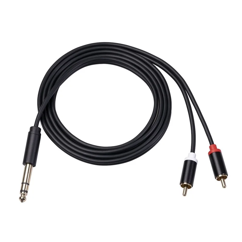Cable RCA a Jack 6,35mm – Alta Fidelidad para Amplificadores de Audio - imagen 5