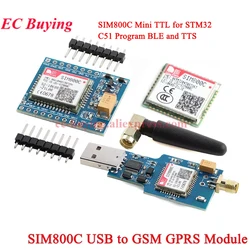 Módulo GSM/GPRS SIM800C USB de cuatro bandas con SMS