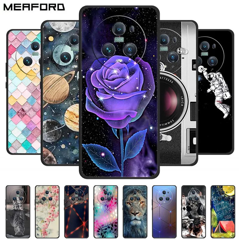 Funda para Honor Magic5 Pro Magic 5 Lite Pro TPU silicona a prueba de golpes pintada para Honor Magic5 Ultimate Soft Fundas